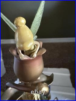 Disney Tinker bell Fairies Friends Bronze Statue Figurines Multi Snow Globe