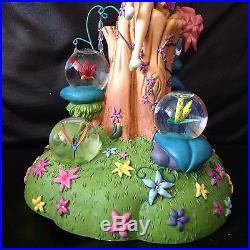 Disney Tinkerbell & FIREFLY IN THE SPRINGTIME Musical Snowglobe