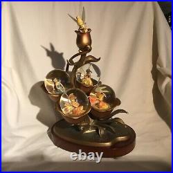 Disney Tinkerbell Fairies Friend Bronze Statue Figurines Multi Mini SnowGlobeIOB