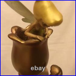 Disney Tinkerbell Fairies Friend Bronze Statue Figurines Multi Mini SnowGlobeIOB