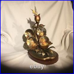 Disney Tinkerbell Fairies Friend Bronze Statue Figurines Multi Mini SnowGlobeIOB