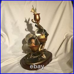 Disney Tinkerbell Fairies Friend Bronze Statue Figurines Multi Mini SnowGlobeIOB