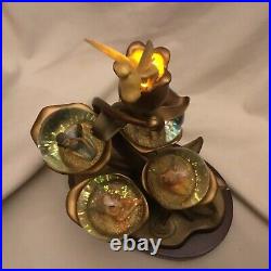 Disney Tinkerbell Fairies Friend Bronze Statue Figurines Multi Mini SnowGlobeIOB