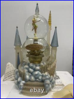 Disney Tinkerbell Snow Globe Crystal Castle, Music And Rotation
