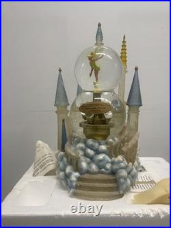 Disney Tinkerbell Snow Globe Crystal Castle, Music And Rotation