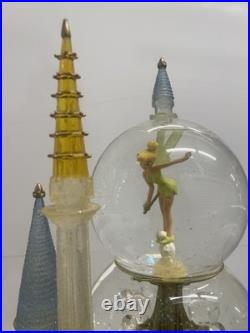 Disney Tinkerbell Snow Globe Crystal Castle, Music And Rotation