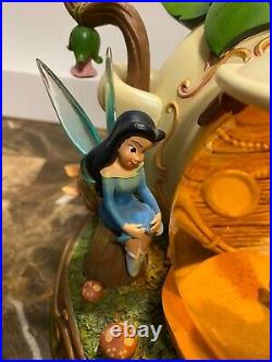 Disney Tinkerbell & The Lost Treasure Fairies Teapot Snowglobe Rare Read