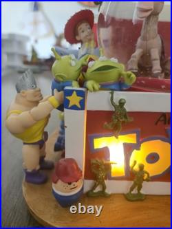 Disney Toy Story Andy's Toys Musical Snow Globe Woody Buzz Rex Hamm Rare