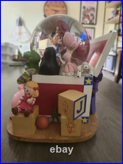 Disney Toy Story Andy's Toys Musical Snow Globe Woody Buzz Rex Hamm Rare