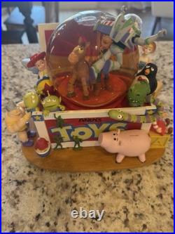 Disney Toy Story Andy's Toys Snow Globe Woody Buzz Jessie Bullseye Rex
