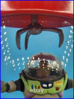 Disney Toy Story Buzz Woody Space Crane Snow Globe Music Box