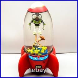 Disney Toy Story Light-Up Rocket Claw Space Crane Snow Globe Limited 25th Anniv