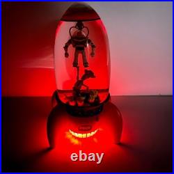 Disney Toy Story Light-Up Rocket Claw Space Crane Snow Globe Limited 25th Anniv