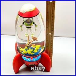 Disney Toy Story Light-Up Rocket Claw Space Crane Snow Globe Limited 25th Anniv