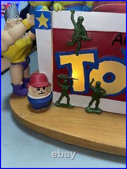 Disney Toy Story Woody's Toy Box Music Box Snow Globe Toy Story 2 Buzz Jessie
