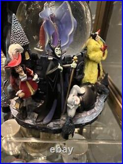 Disney Villain's Chernabog Evil Queen Musical Snow Globe