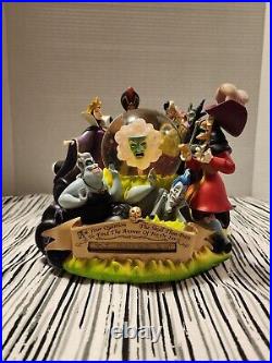 Disney Villains Fortune Teller Musical Grim Grinning Blower Snowglobe