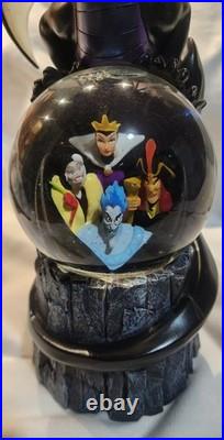 Disney Villains Maleficent Dragon Musical Snow Globe Disney Store Exclusive