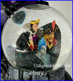 Disney Villains Maleficent Dragon Musical Snow Globe Disney Store Exclusive