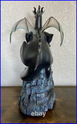 Disney Villains Maleficent Dragon Musical Snow Globe with Box & Styrofoam Disney Villains Maleficent Dragon Musical Snow Globe with Box & Styrofoam