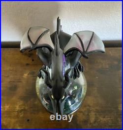 Disney Villains Maleficent Dragon Musical Snow Globe with Box & Styrofoam Disney Villains Maleficent Dragon Musical Snow Globe with Box & Styrofoam