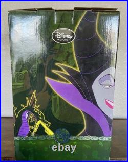 Disney Villains Maleficent Dragon Musical Snow Globe with Box & Styrofoam Disney Villains Maleficent Dragon Musical Snow Globe with Box & Styrofoam