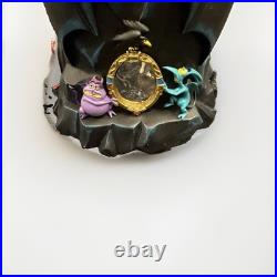 Disney Villains Musical Snow Globe Plays Grim Ginning Ghost Clean