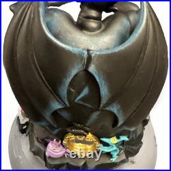 Disney Villains Musical Snow Globe Plays Grim Ginning Ghost Clean