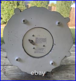 Disney Villains Musical Snow Globe Plays Grim Grinning Ghost Made In Japan-Read