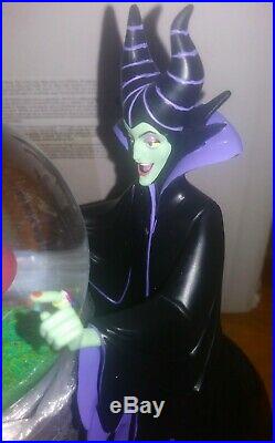 Disney Villains Series Sleeping Beauty Maleficent Musical Snowglobe Rare NIB