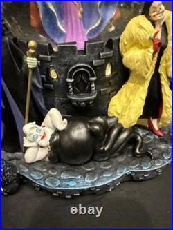 Disney Villains Snow Globe Glow in the Dark Musical Grim Grinning Ghost Haunted