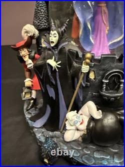 Disney Villains Snow Globe Glow in the Dark Musical Grim Grinning Ghost Haunted