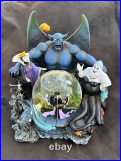 Disney Villains Snow Globe Maleficent, Chernabog, Evil Queen NOT WORKING WithCHIPS