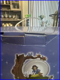 Disney Vintage Collector Snow White and Friends Snow Globe Brahm's Waltz