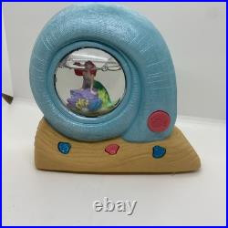 Disney Vintage Little Mermaid Musical Snow Globe Clamshell Musical Glow