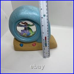 Disney Vintage Little Mermaid Musical Snow Globe Clamshell Musical Glow