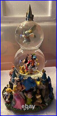 Disney WDW CINDERELLA'S CASTLE Double Snow Globe
