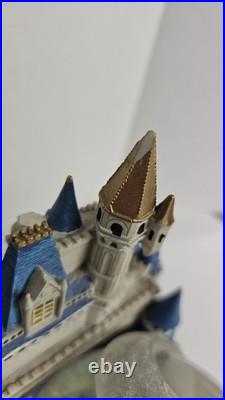 Disney WDW Resorts Snow Globe Castle Cinderella Lighted Musical Motion Works