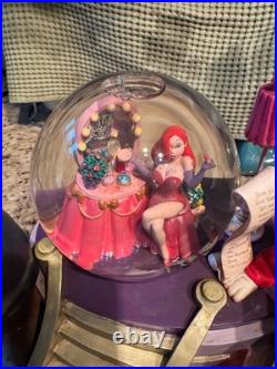 Disney Who Framed Roger Rabbit Jessica Rabbit Dressing Room Snow Globe withMusic