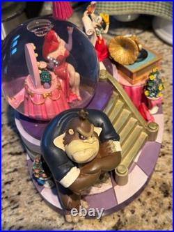 Disney Who Framed Roger Rabbit Jessica Rabbit Dressing Room Snow Globe withMusic