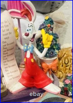 Disney Who Framed Roger Rabbit Jessica's Dressing Room Musical Snow Globe