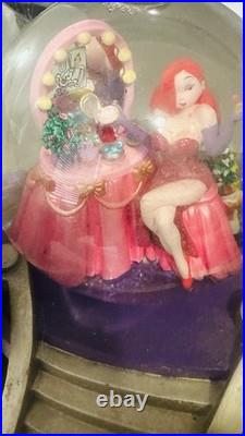 Disney Who Framed Roger Rabbit Jessica's Dressing Room Musical Snow Globe
