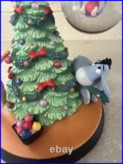 Disney Winnie The Pooh Christmas Snow-globe #96519 Just Opened