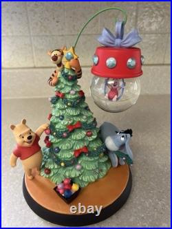 Disney Winnie The Pooh Christmas Snow-globe #96519 Just Opened