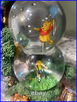 Disney Winnie The Pooh Musical Movement Snowglobe rare