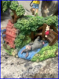 Disney Winnie The Pooh Musical Movement Snowglobe rare