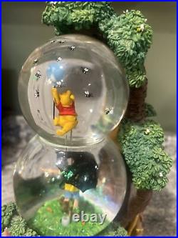 Disney Winnie The Pooh Musical Movement Snowglobe rare