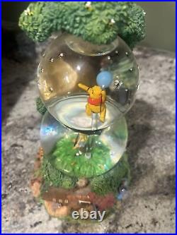 Disney Winnie The Pooh Musical Movement Snowglobe rare