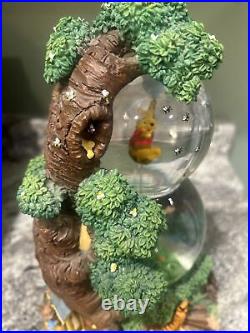 Disney Winnie The Pooh Musical Movement Snowglobe rare