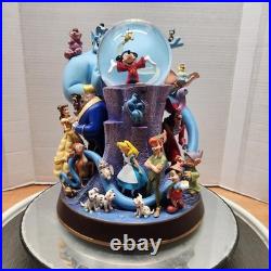 Disney Wonderful World Of Disney Music Light Up Snow Globe in Original Box Disney Wonderful World Of Disney Music Light Up Snow Globe in Original Box